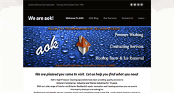 Desktop Screenshot of aokpressurewashing.ca